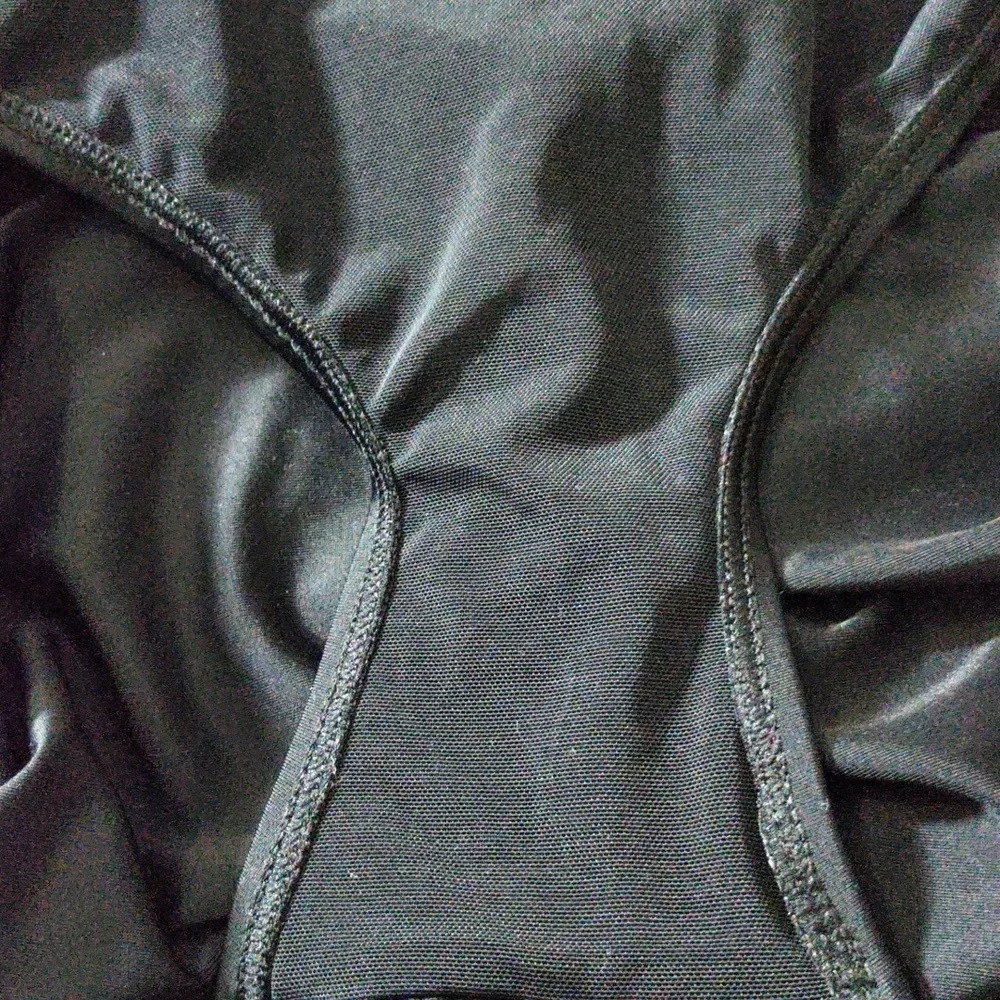 Torrid Curvy Chic Black Ruched Lace-Up One Piece Swimsuit Tummy Control Size 6 - Picture 5 of 8